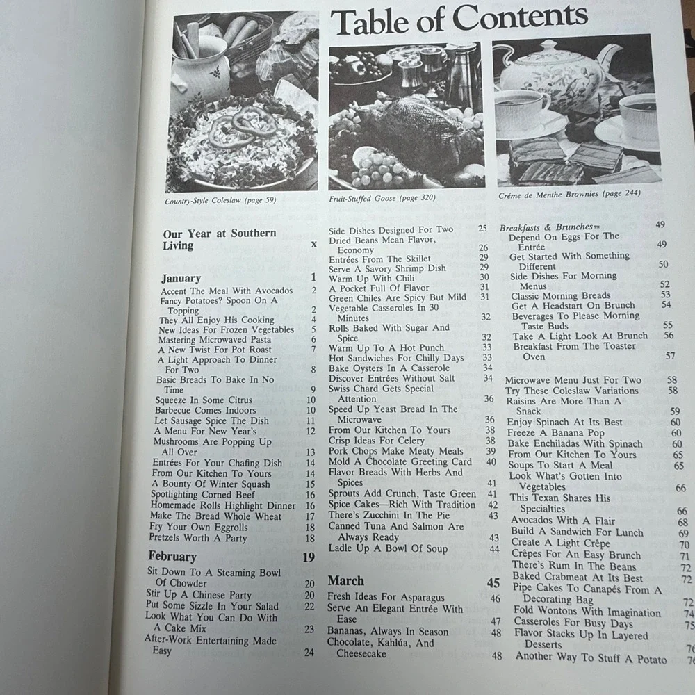 Southern Living 1983 Annual Recipes Cookbook Vintage‎ Cooking Recipes